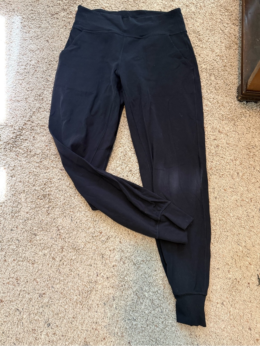 Lululemon Women's Black High-Waist Jogger Pants